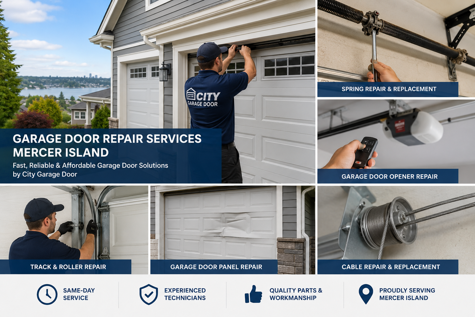 Garage Door Repair Services Mercer Island